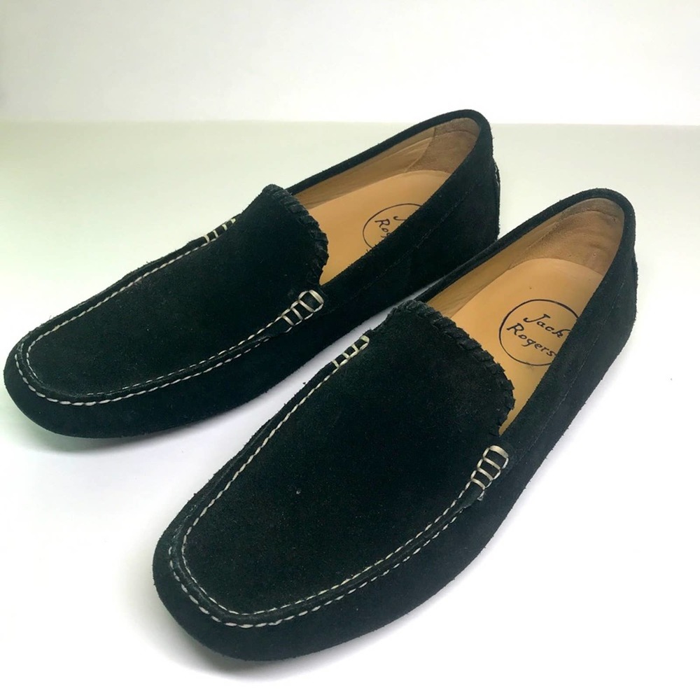 Jack Rogers Men's Emmett Suede Loafer Slip on Shoe - Size 10